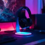 Headphone Stand With LED Base