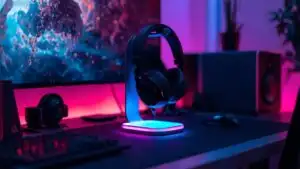 Headphone Stand With LED Base