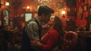 Kiss in the Old Barbershop