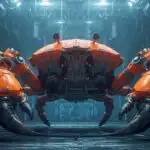 Mega-Crab Construction Bot in Ocean Tech Site