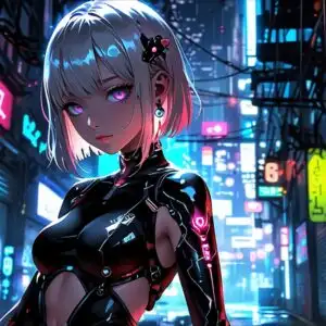 Midnight Neon Walker