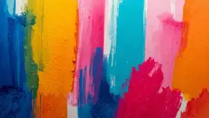 Minimalist Abstract Ink Brush Stroke Art