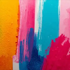 Minimalist Abstract Ink Brush Stroke Art