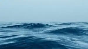 Minimalist Blue Ocean Ripples Texture