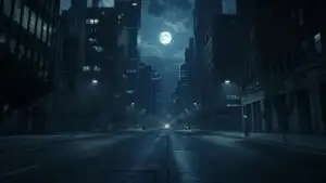 Moonlight Over Empty Streets
