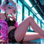 Neon Train Ride Electronic Dance Pop