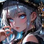 Rainy Night Umbrella Girl