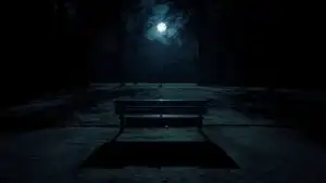 Shadows Over Empty Bench