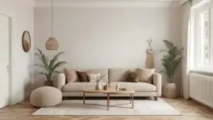 Soft Beige Minimalist Boho Interior