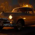 Soft Light on Vintage Car
