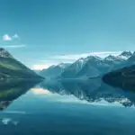 Swiss Alps Mountain Lake Reflection