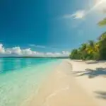 Tropical Island Beach Turquoise Ocean Water