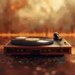 Vinyl Record Player Music Abstract