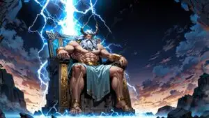 Zeus Olympus Throne Lightning