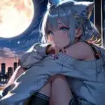 Moonlight Cat Girl Anime