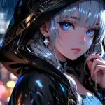Rainlit Neon Reflection