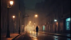 Alone Beneath the Streetlights