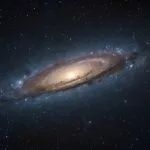 Andromeda Galaxy Deep Space View