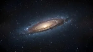 Andromeda Galaxy Deep Space View