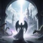 Angel Sentinel Guarding Heaven’s Gate