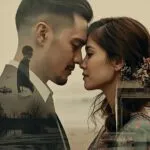 Anniversary Couple Photo Collage Minimalist Design