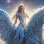 Astral Valkyrie on Pegasus Fantasy Art