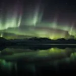 Aurora Borealis Northern Lights Reflection