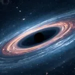 Black Hole Event Horizon Abstract Cosmic Art