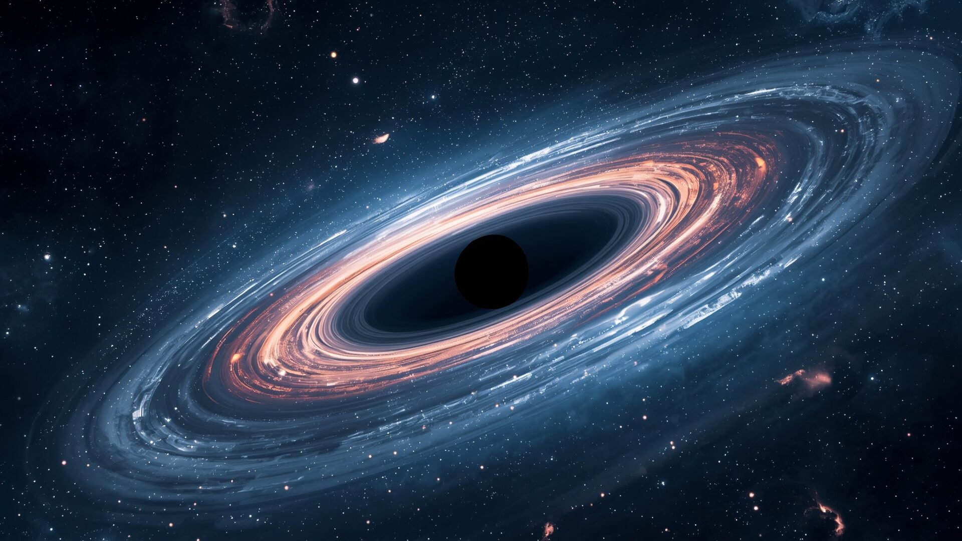 black hole event horizon abstract cosmic art wallpaper, space & science, abstract, black hole, cosmic art, event horizon, science, universe, desktop, mobile, background