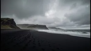 Black Sand Beach Iceland Unique Coastal