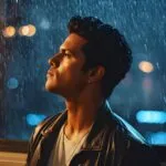 Bruno Mars Watching Rain From a Cozy Apartment
