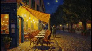 Café Terrace Evening