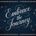 Calligraphy Script Wisdom Quote Dark Background