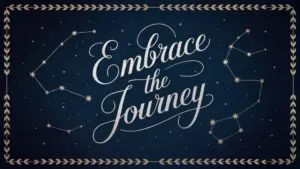 Calligraphy Script Wisdom Quote Dark Background