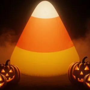 Candy Corn Gradient Abstract