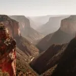 Canyon View Grand Cliffs Red Rocks Geological Structure