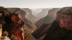Canyon View Grand Cliffs Red Rocks Geological Structure