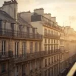 Classic Parisian Balconies in Soft Morning Light