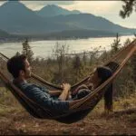 Couple Relaxing in Hammock