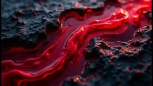 Crimson River Flow Texture