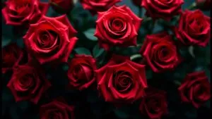 Crimson Tears and Black Roses Design