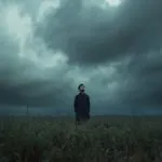 Crying Cloud Over Empty Field