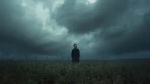 Crying Cloud Over Empty Field