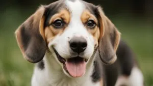 Cute Beagle Puppy Close-Up Smile