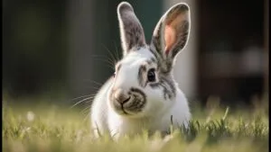 Cute Bunny Rabbit Peeking Out