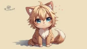 Cute Manga Pet Animal Companion Drawing