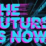 Cyberpunk Quote Glitch Effect Digital Art