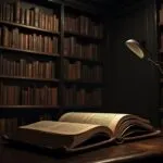Dark Academia Bookshelf Interior