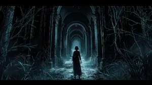 Dark Horror Manga Eerie Shadowy Illustration