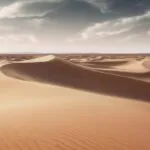 Desert Dunes Under Sky